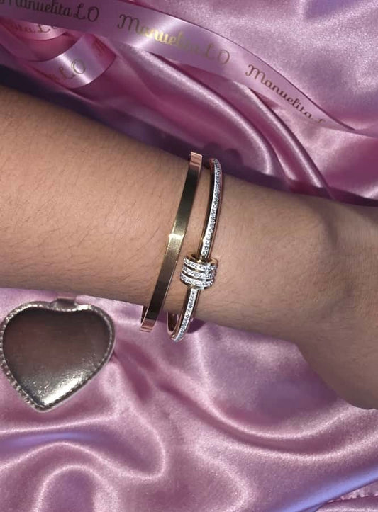 Set de pulseras "Abrazo Brillante"| Manuelita LO
