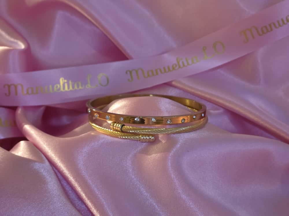 Set de pulseras "Destello Trenzado"|Manuelita L.O