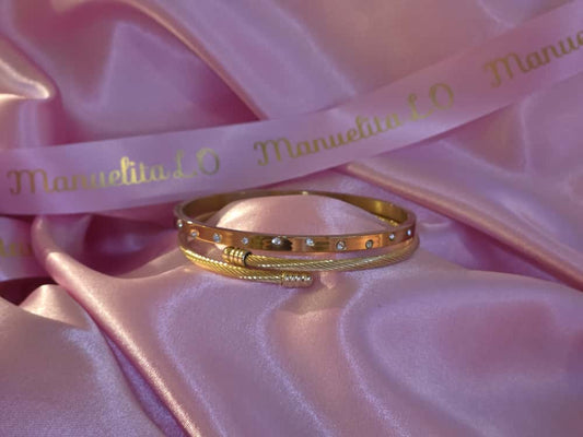 Set de pulseras "Destello Trenzado"|Manuelita L.O
