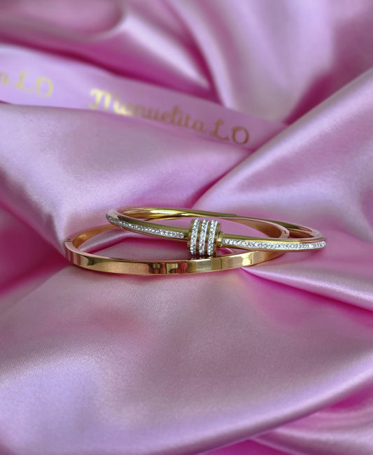 Set de pulseras "Abrazo Brillante"| Manuelita LO