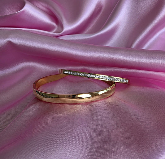 Set de Pulseras 'Luz Eterna' (Dúo Glamour Dorado) | Manuelita LO