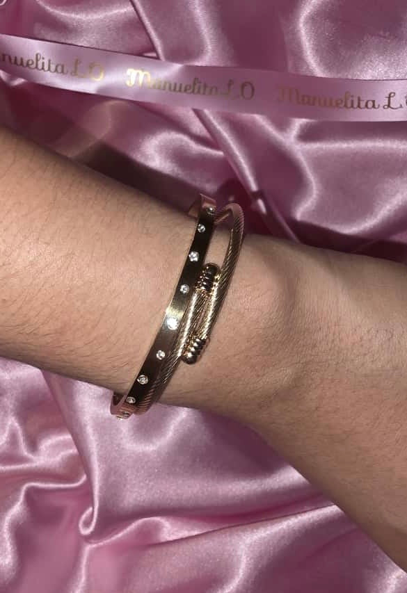 Set de pulseras "Destello Trenzado"|Manuelita L.O