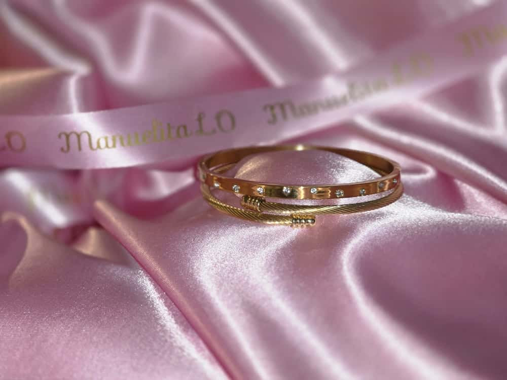 Set de pulseras "Destello Trenzado"|Manuelita L.O